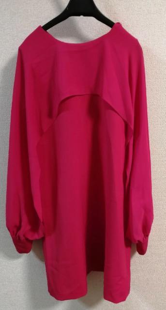 特価★品薄ザラ未使用に近いワンピースチュニック体型カバー上品レッド大活躍品薄レア < 女性ファッション  特価★品薄ザラ未使用に近いワンピースチュニック体型カバー上品レッド大活躍品薄レア < 女性ファッションの