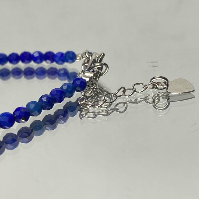 《bracelet》高品質 アフガニスタン産 天然石ラピスラズリ アジャスター付き < 男性アクセサリー/時計  《bracelet》高品質 アフガニスタン産 天然石ラピスラズリ アジャスター付き < 男性アクセサリー/時計の