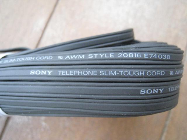 SONY 電話線 モジュラーケーブル 10m < 家電/AV SONY 電話線 モジュラーケーブル 10m < 家電/AVの