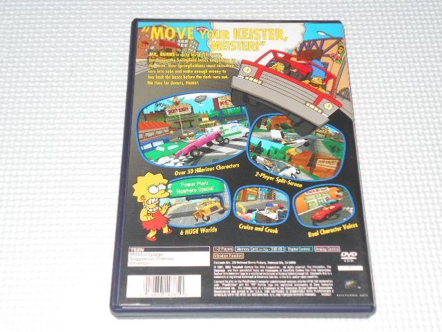 PS2★THE SIMPSONS ROAD RAGE 海外版 北米版 < ゲーム本体/ソフト  PS2★THE SIMPSONS ROAD RAGE 海外版 北米版 < ゲーム本体/ソフトの