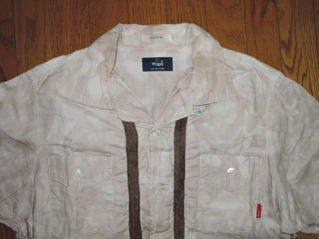 WTAPS ダブルタップス タイダイ染め ミリタリーシャツ S 半袖 キューバ GUAYABERA < ブランド WTAPS ダブルタップス タイダイ染め ミリタリーシャツ S 半袖 キューバ GUAYABERA < ブランドの
