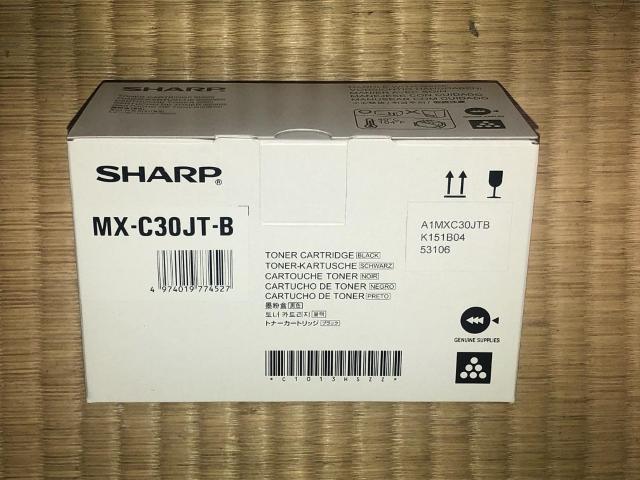 新品!シャープ 純正トナーカートリッジ MX-C30JT-B ブラック MX-C300W < インテリア/ライフ  新品!シャープ 純正トナーカートリッジ MX-C30JT-B ブラック MX-C300W < インテリア/ライフの