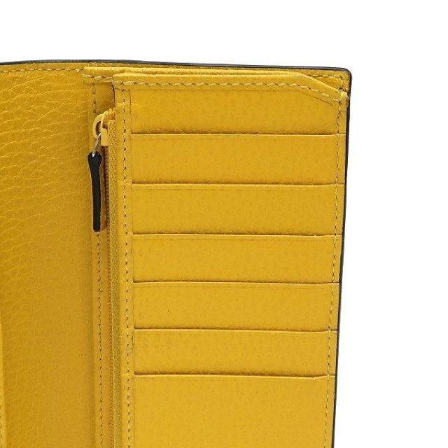 ◆ 本物 美品 ◆ GUCCI グッチ 2つ折り長財布 小銭入れ付き レザー ブラック 黒 イエロー 黄 箱 人気 610467 < ブランド  ◆ 本物 美品 ◆ GUCCI グッチ 2つ折り長財布 小銭入れ付き レザー ブラック 黒 イエロー 黄 箱 人気 610467 < ブランドの