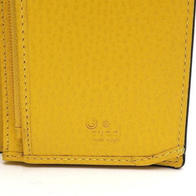 ◆ 本物 美品 ◆ GUCCI グッチ 2つ折り長財布 小銭入れ付き レザー ブラック 黒 イエロー 黄 箱 人気 610467 < ブランド  ◆ 本物 美品 ◆ GUCCI グッチ 2つ折り長財布 小銭入れ付き レザー ブラック 黒 イエロー 黄 箱 人気 610467 < ブランドの