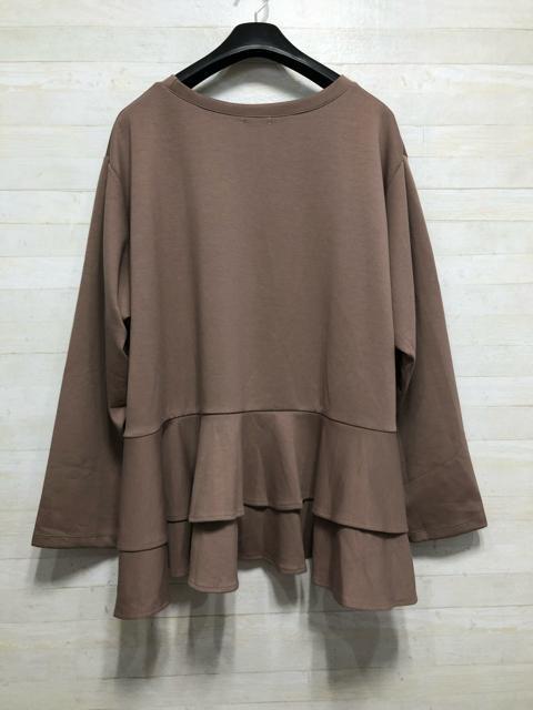 新品☆8L♪後ろフリルプルオーバーやバラクラバ・アームウォーマー♪Q315 < 女性ファッション  新品☆8L♪後ろフリルプルオーバーやバラクラバ・アームウォーマー♪Q315 < 女性ファッションの