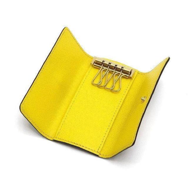 ◆ 本物 美品 ◆ LV ルイヴィトン キーケース ミュルティクレ4 モノグラム 4連キーケース トニックレモン M25708 < ブランド  ◆ 本物 美品 ◆ LV ルイヴィトン キーケース ミュルティクレ4 モノグラム 4連キーケース トニックレモン M25708 < ブランドの