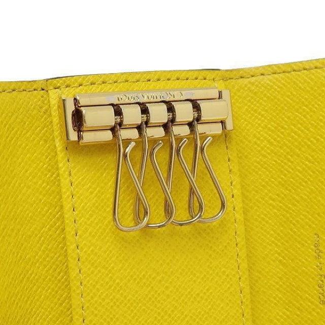 ◆ 本物 美品 ◆ LV ルイヴィトン キーケース ミュルティクレ4 モノグラム 4連キーケース トニックレモン M25708 < ブランド  ◆ 本物 美品 ◆ LV ルイヴィトン キーケース ミュルティクレ4 モノグラム 4連キーケース トニックレモン M25708 < ブランドの