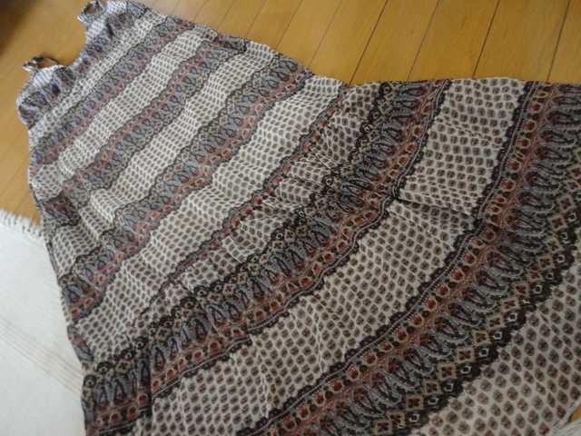 アジアン風ペーズリー柄マキシ丈ワンピ 今だけ送料込み < 女性ファッション  アジアン風ペーズリー柄マキシ丈ワンピ 今だけ送料込み  < 女性ファッションの