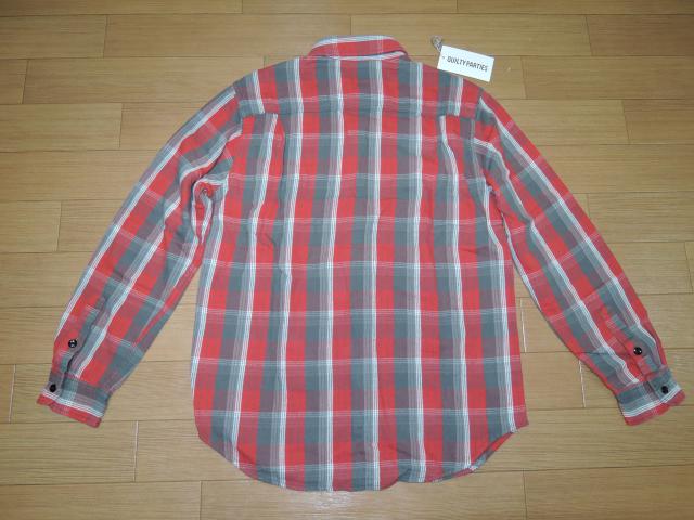 新品ワコマリアWACKO MARIAチェックネルシャツM赤GUILTY < ブランド  新品ワコマリアWACKO MARIAチェックネルシャツM赤GUILTY < ブランドの