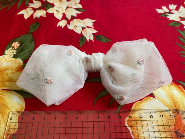 新品☆ジェラートピケ☆イチゴ刺繍ホワイトリボン☆ヘアクリップ < ブランド  新品☆ジェラートピケ☆イチゴ刺繍ホワイトリボン☆ヘアクリップ < ブランドの