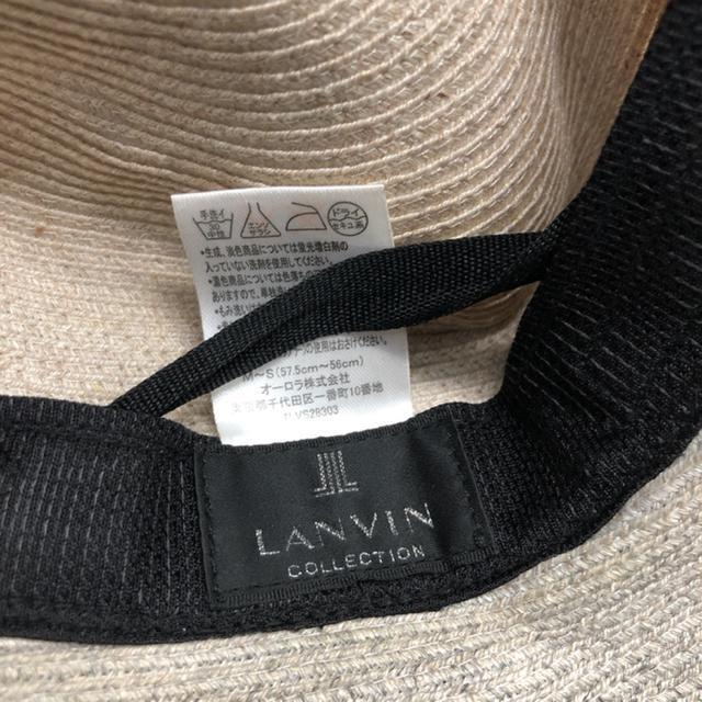 即決 LANVIN ランバン 麦わら帽子 < ブランド  即決 LANVIN ランバン 麦わら帽子 < ブランドの