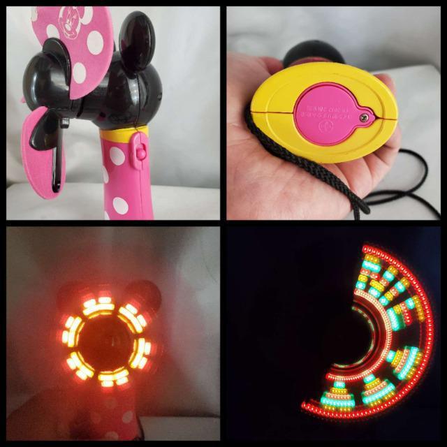 込み★東京ディズニーランド限定★LED!光!★ミニーマウス扇風機★ < アニメ/コミック/キャラクター 込み★東京ディズニーランド限定★LED!光!★ミニーマウス扇風機★ < アニメ/コミック/キャラクターの