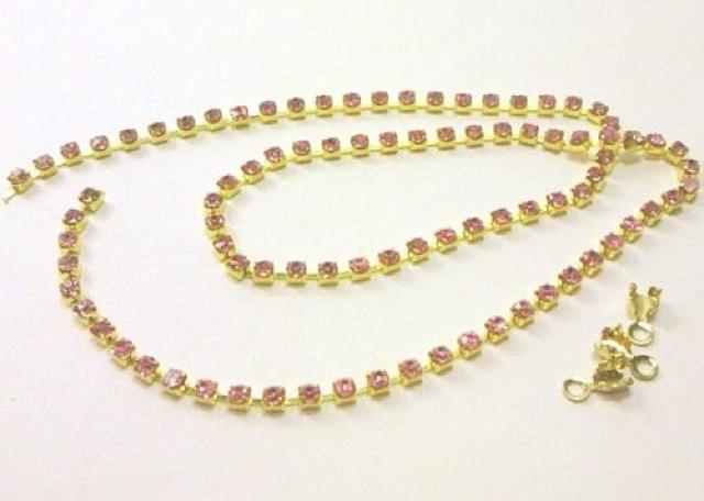 ガラスダイヤレーン2oゴールドピンク30pエンド付き < ペット/手芸/園芸  ガラスダイヤレーン2oゴールドピンク30pエンド付き  < ペット/手芸/園芸の