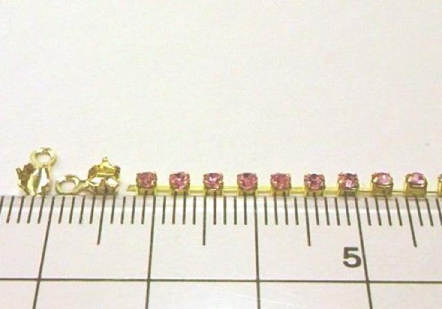 ガラスダイヤレーン2oゴールドピンク30pエンド付き < ペット/手芸/園芸  ガラスダイヤレーン2oゴールドピンク30pエンド付き < ペット/手芸/園芸の