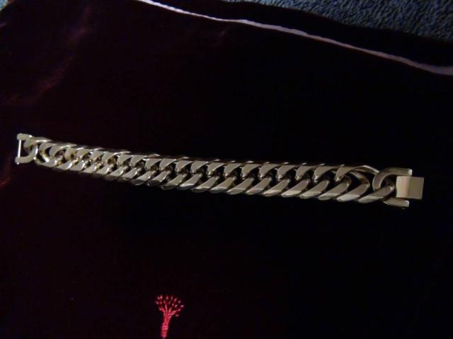 ブレスレット ダブル喜平 金色ステンレス めちや太 6面カット 中折れクリップ式!。 < 男性アクセサリー/時計  ブレスレット ダブル喜平 金色ステンレス めちや太 6面カット 中折れクリップ式!。 < 男性アクセサリー/時計の