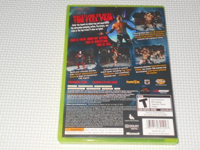 xbox360★TNA IMPACT 海外版 北米版 DVD BONUS CONTENT付 < ゲーム本体/ソフト  xbox360★TNA IMPACT 海外版 北米版 DVD BONUS CONTENT付 < ゲーム本体/ソフトの