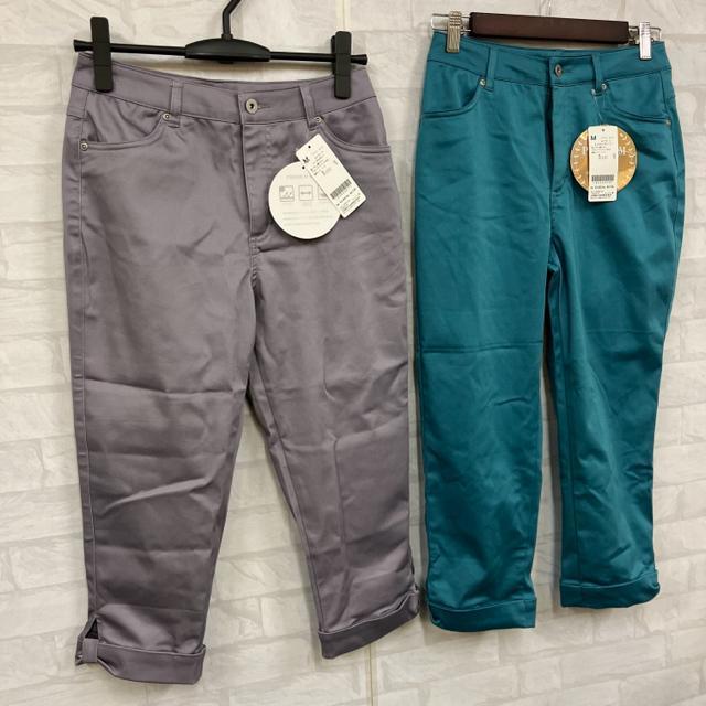 即決 新品 BELLUNA 裾サボン綿サテン クロップドパンツ55丈 50丈 < 女性ファッション 即決 新品 BELLUNA 裾サボン綿サテン クロップドパンツ55丈 50丈 < 女性ファッションの