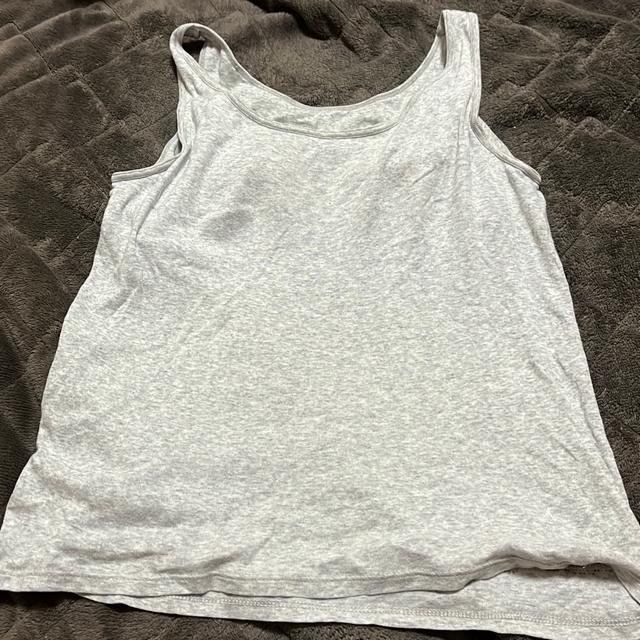 タンス整理品 衣類 おまとめOK ホームクリーニング済み タンクトップ カップ付き Lサイズ グレー < 女性ファッション  タンス整理品 衣類 おまとめOK ホームクリーニング済み タンクトップ カップ付き Lサイズ グレー  < 女性ファッションの