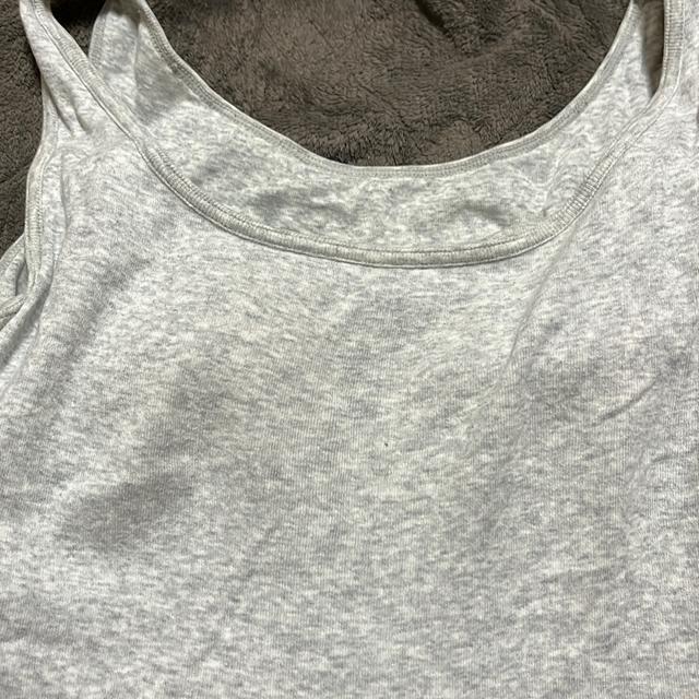 タンス整理品 衣類 おまとめOK ホームクリーニング済み タンクトップ カップ付き Lサイズ グレー < 女性ファッション  タンス整理品 衣類 おまとめOK ホームクリーニング済み タンクトップ カップ付き Lサイズ グレー < 女性ファッションの