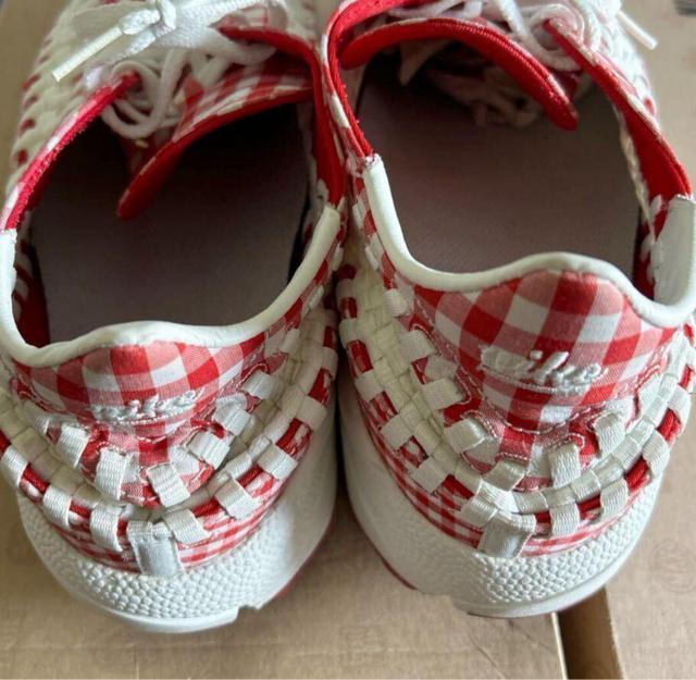NIKE AIR FOOTSCAPE WOVEN MOTION Gingham Pack Red 28.5cm iCL MK  uh 