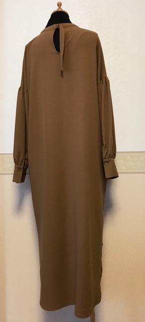 items URBAN RESEARCH ふんわり袖 ロングワンピース 茶 < ブランド  items URBAN RESEARCH ふんわり袖 ロングワンピース 茶 < ブランドの