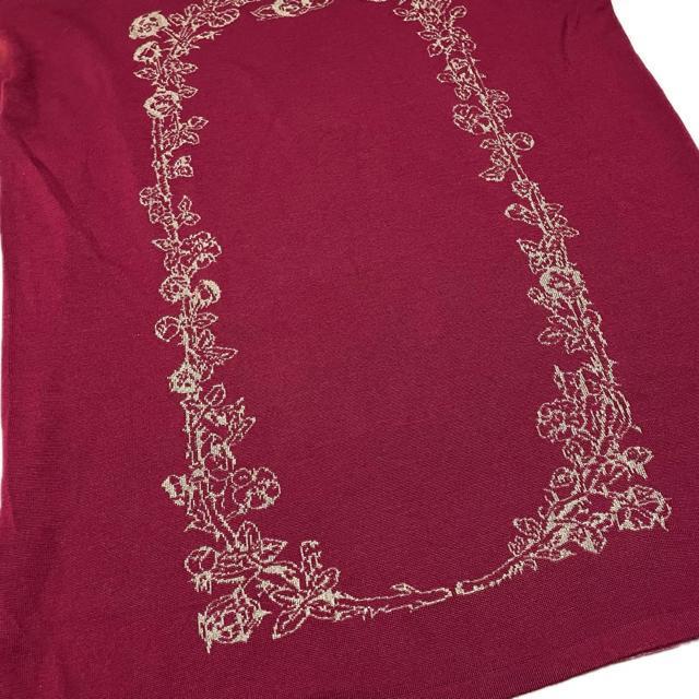 ヴィヴィアンウエストウッド オーブ 花柄 額縁 変形 長袖 ニット < ブランド ヴィヴィアンウエストウッド オーブ 花柄 額縁 変形 長袖 ニット < ブランドの