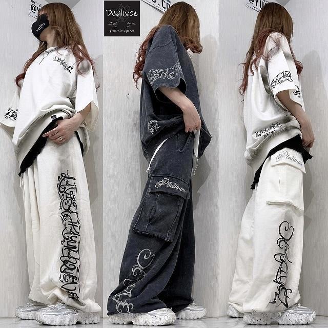 NEW最新bkML【Dealivez】Platinum・ピンスト 特殊加工 刺繍 スウェットTシャツ < 男性ファッション  NEW最新bkML【Dealivez】Platinum・ピンスト 特殊加工 刺繍 スウェットTシャツ  < 男性ファッションの