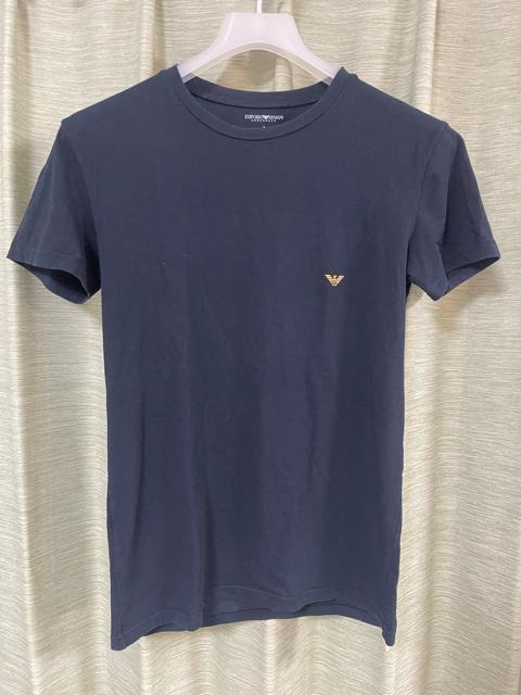 EMPORIO ARMANI GA Tシャツ 黒バックロゴ ストレッチ サイズL < ブランド  EMPORIO ARMANI GA Tシャツ 黒バックロゴ ストレッチ サイズL  < ブランドの