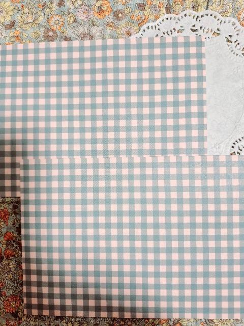 お裾分け☆チェック柄封筒2枚☆ < インテリア/ライフ お裾分け☆チェック柄封筒2枚☆ < インテリア/ライフの