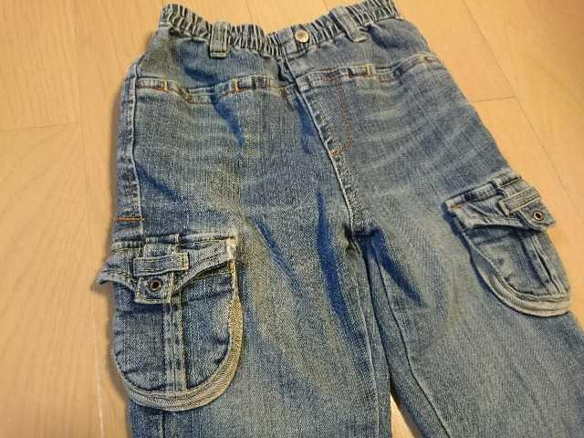 女児デニムズボン/ジーパン/ジーンズ/キッズパンツ/サイズ120p < キッズ/ベビー  女児デニムズボン/ジーパン/ジーンズ/キッズパンツ/サイズ120p < キッズ/ベビーの