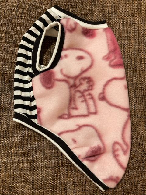 ハンドメイド スヌーピー シャツ フリース ボーダー 犬 L < ペット/手芸/園芸  ハンドメイド スヌーピー シャツ フリース ボーダー 犬 L < ペット/手芸/園芸の