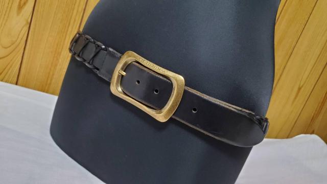 正規レア ドルチェ&ガッバーナ クラシック Lスクエアロゴバックル コンビネーションレザー ベルト 黒 95 カジュアルライダース < ブランド  正規レア ドルチェ&ガッバーナ クラシック Lスクエアロゴバックル コンビネーションレザー ベルト 黒 95 カジュアルライダース < ブランドの