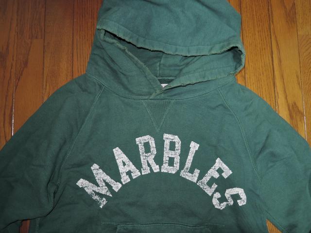 MARBLES マーブルズ スウェット パーカー 38S 緑 プルオーバーHOODIE ロゴ LOGO 加工 TMT < ブランド  MARBLES マーブルズ スウェット パーカー 38S 緑 プルオーバーHOODIE ロゴ LOGO 加工 TMT < ブランドの