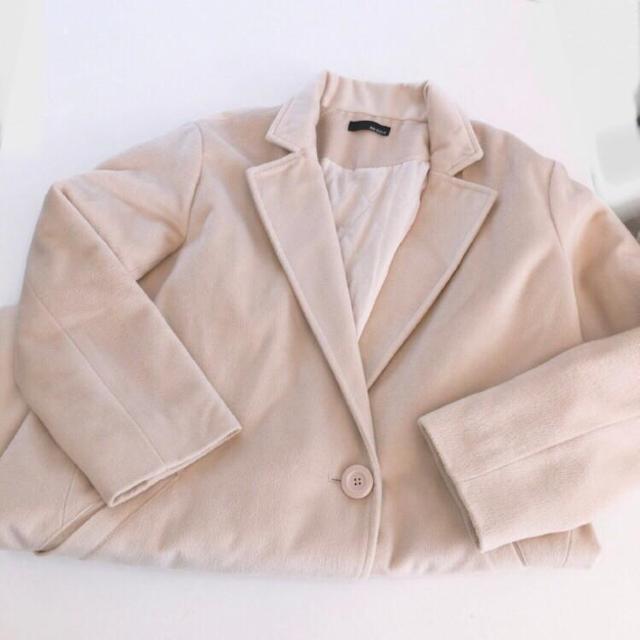 ◆Re:EDIT/リエディ◆選べる裏地付きあったかチェスターコート★ホワイトM*定番アウター♪ < 女性ファッション  ◆Re:EDIT/リエディ◆選べる裏地付きあったかチェスターコート★ホワイトM*定番アウター♪ < 女性ファッションの