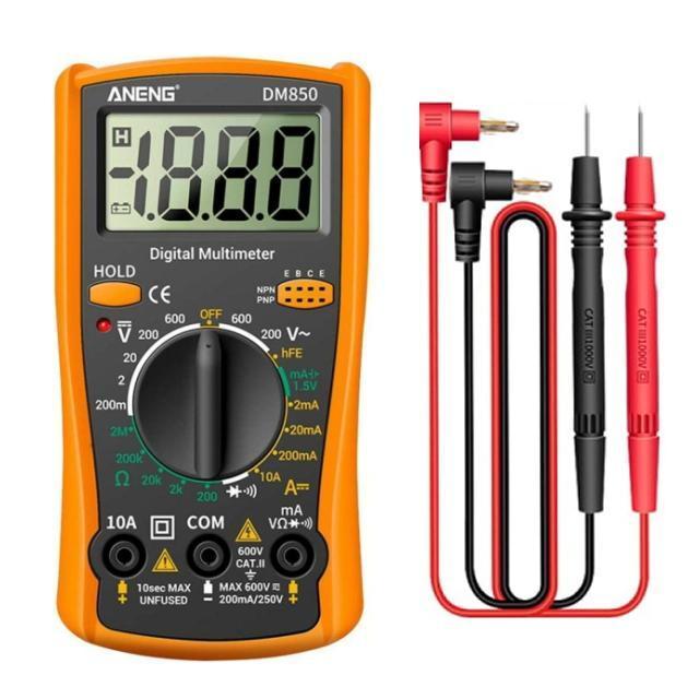 高機能デジタルテスター オレンジ デジタルマルチメータ電気自動AC/DC 電流 電圧 抵抗 計測 電圧電流測定器 < 自動車/バイク 高機能デジタルテスター オレンジ デジタルマルチメータ電気自動AC/DC 電流 電圧 抵抗 計測 電圧電流測定器 < 自動車/バイク