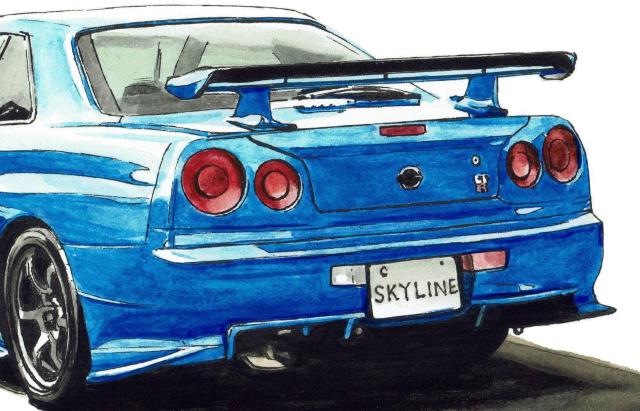 NC-1416スカイラインGT-R/GT限定版画サイン有額装済作家平右ヱ門 < 自動車/バイク NC-1416スカイラインGT-R/GT限定版画サイン有額装済作家平右ヱ門 < 自動車/バイク