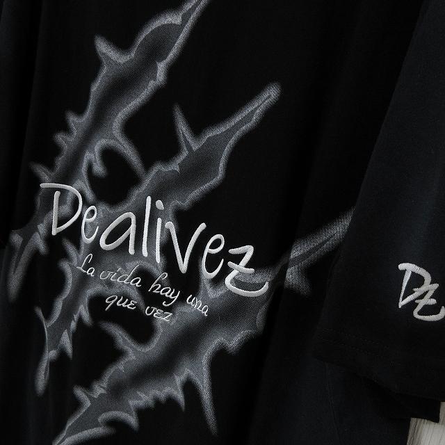 NEW最新bkF【Dealivez】Platinum・ 特殊加工 ロゴ刺繍 オーバーTシャツ < 男性ファッション  NEW最新bkF【Dealivez】Platinum・ 特殊加工 ロゴ刺繍 オーバーTシャツ < 男性ファッションの