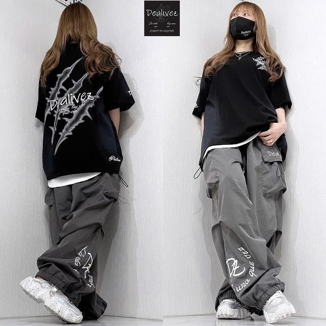 NEW最新bkF【Dealivez】Platinum・ 特殊加工 ロゴ刺繍 オーバーTシャツ < 男性ファッション  NEW最新bkF【Dealivez】Platinum・ 特殊加工 ロゴ刺繍 オーバーTシャツ < 男性ファッションの