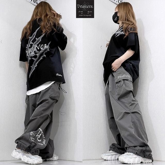 NEW最新bkF【Dealivez】Platinum・ 特殊加工 ロゴ刺繍 オーバーTシャツ < 男性ファッション  NEW最新bkF【Dealivez】Platinum・ 特殊加工 ロゴ刺繍 オーバーTシャツ < 男性ファッションの