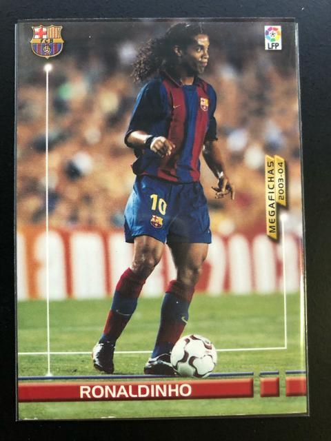 2003・04MEGAFICHAS PANINI/NO-34・FC・バルセロナ・ロナウジ−ニョ < トレーディングカード 2003・04MEGAFICHAS PANINI/NO-34・FC・バルセロナ・ロナウジ−ニョ < トレーディングカードの