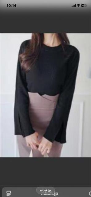 */新品/mily bilet/袖スリットフレアスリーブリブニット/* < 女性ファッション  */新品/mily bilet/袖スリットフレアスリーブリブニット/* < 女性ファッションの