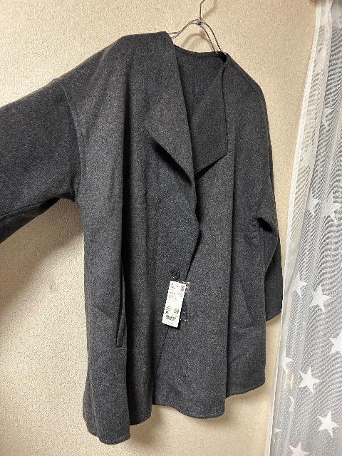 新品タグ付きユニクロ★手触り抜群ウール混ダブルフェイスショートコート < ブランド 新品タグ付きユニクロ★手触り抜群ウール混ダブルフェイスショートコート < ブランドの