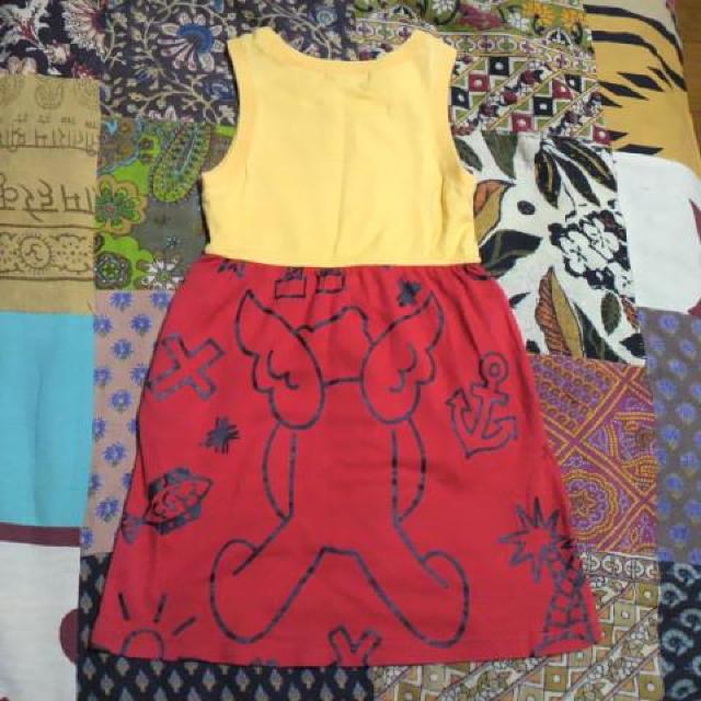 キッズカステルバジャックくまさん タンク ワンピース 100p < キッズ/ベビー  キッズカステルバジャックくまさん タンク ワンピース 100p < キッズ/ベビーの