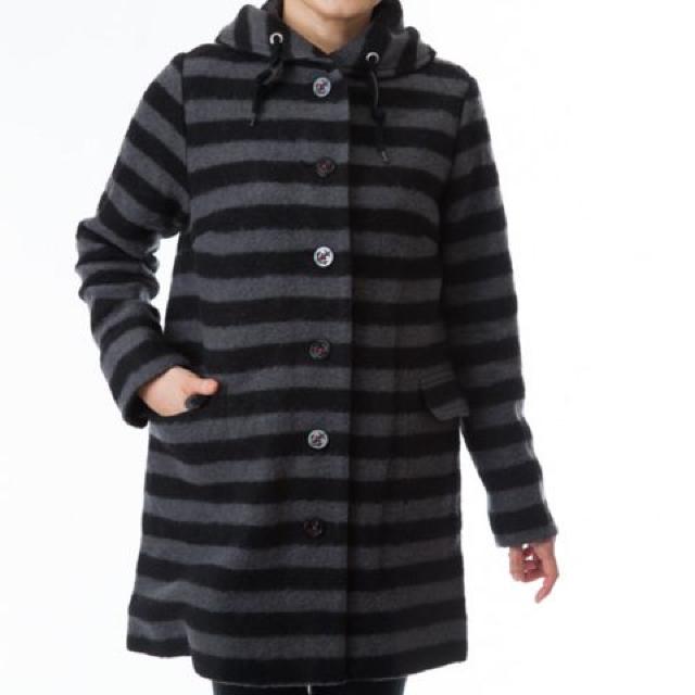 ゴールデンベアGolden Bearボーダースライバーニットコート < 女性ファッション  ゴールデンベアGolden Bearボーダースライバーニットコート  < 女性ファッションの
