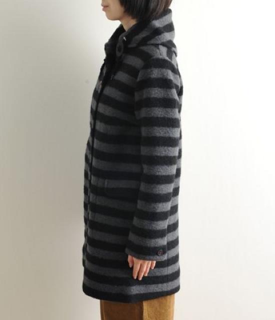 ゴールデンベアGolden Bearボーダースライバーニットコート < 女性ファッション  ゴールデンベアGolden Bearボーダースライバーニットコート < 女性ファッションの