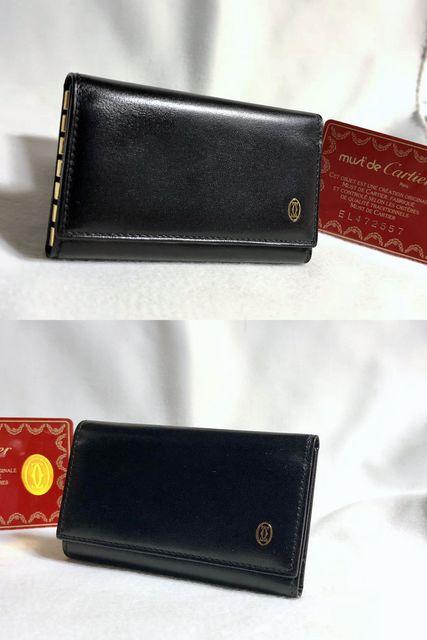 正規美 Cartierカルティエ パシャ 6連キーケース 黒×ゴールド キーホルダー 6連フック エンブレムロゴ アイコン < ブランド  正規美 Cartierカルティエ パシャ 6連キーケース 黒×ゴールド キーホルダー 6連フック エンブレムロゴ アイコン < ブランドの