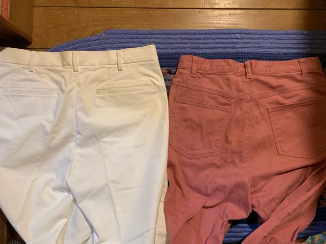 【UNIQLO】 白色ストレッチ パンツ 他2枚 送料無料 < ブランド  【UNIQLO】 白色ストレッチ パンツ 他2枚 送料無料 < ブランドの
