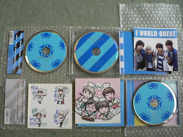 NEWS【WORLD QUEST/ポコポンペコーリャ】2CD+DVD/初回盤2種set < タレントグッズ  NEWS【WORLD QUEST/ポコポンペコーリャ】2CD+DVD/初回盤2種set < タレントグッズの