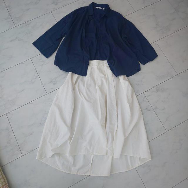 シャツ スカートセット UNIQLO GU < 女性ファッション  シャツ スカートセット UNIQLO GU  < 女性ファッションの
