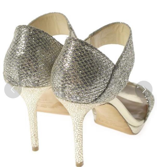 JIMMYCHOOジミーチュウゴールドシルバーサンダルパーティー金銀 < ブランド  JIMMYCHOOジミーチュウゴールドシルバーサンダルパーティー金銀 < ブランドの